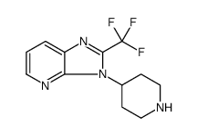 3H-Imidazo[4,5-b]pyridine, 3-(4-piperidinyl)-2-(trifluoromethyl)图片