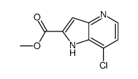 methyl 7-chloro-1H-pyrrolo[3,2-b]pyridine-2-carboxylate Structure