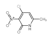 4-氯-6-甲基-3-硝基吡啶2(1H)-星空app结构式