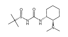 (S)-N-((1R,2R)-2-(dimethylamino)cyclohexylcarbamoyl)-tert-butanesulfinamide Structure
