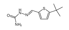 5-tert-butyl-2-thiophenaldehyde semicarbazone结构式