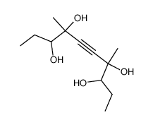 *optically inactive 4,7-dimethyl-dec-5-yne-3,4,7,8-tetraol Structure