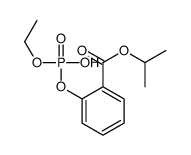 propan-2-yl 2-[ethoxy(hydroxy)phosphoryl]oxybenzoate Structure