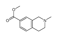 Methyl 2-methyl-1,2,3,4-tetrahydroisoquinoline-7-carboxylate structure