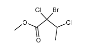 methyl 2-bromo-2,3-dichlorobutanoate Structure