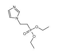 diethyl 2-(1H-imidazol-1-yl)ethylphosphonate Structure