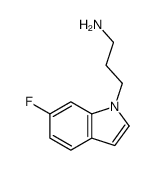 3-(6-fluoroindol-1-yl)propan-1-amine Structure