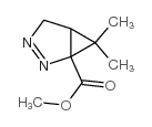 2,3-Diazabicyclo[3.1.0]hex-2-ene-1-carboxylicacid,6,6-dimethyl-,methylester(9CI)结构式