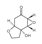 (1aR,3aS,6aR,6bS)-6a-hydroxyhexahydrooxireno[2,3-e]benzofuran-2(1aH)-one Structure