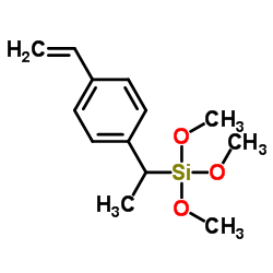 苯乙烯基乙基三甲氧基硅烷结构式