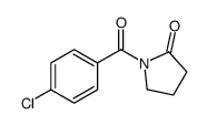 1-(4-chlorobenzoyl)pyrrolidin-2-one Structure