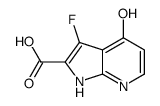 3-Fluoro-4-hydroxy-1H-pyrrolo[2,3-b]pyridine-2-carboxylic acid Structure