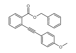 benzyl 2-[2-(4-methoxyphenyl)ethynyl]benzoate Structure