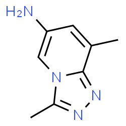 3,8-二甲基-[1,2,4]三唑并[4,3-a]吡啶-6-胺结构式