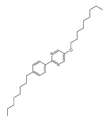 5-(Nonyloxy)-2-(4-octylphenyl)-pyrimidine structure