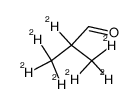 异丁醛-D7结构式
