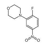 4-(2-fluoro-5-nitrophenyl)morpholine结构式