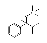 trimethyl((3-methyl-2-phenylbutan-2-yl)oxy)silane Structure