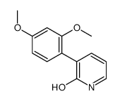 3-(2,4-dimethoxyphenyl)-1H-pyridin-2-one结构式