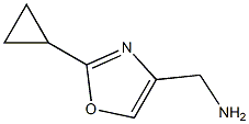 (2-cyclopropyloxazol-4-yl)methanamine结构式