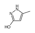 3-甲基-1H-吡唑-5-醇结构式