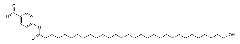 (4-nitrophenyl) 30-hydroxytriacontanoate结构式