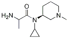 (S)-2-AMino-N-cyclopropyl-N-(1-Methyl-piperidin-3-yl)-propionaMide结构式