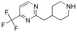 2-Piperidin-4-ylMethyl-4-trifluoroMethyl-pyriMidine Structure