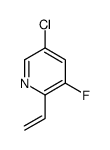 5-chloro-3-fluoro-2-vinylpyridine结构式