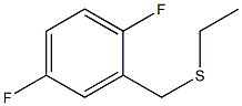 2-(ethylsulfanylmethyl)-1,4-difluorobenzene Structure