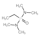 Phosphonic diamide,P-ethyl-N,N,N',N'-tetramethyl- Structure