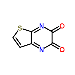 Thieno[2,3-b]pyrazine-2,3-dione结构式