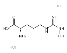 Nw-Hydroxyl-L-arginine Dihydrochloride structure