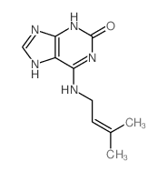 2H-Purin-2-one,1,3-dihydro-6-[(3-methyl-2-buten-1-yl)amino]- picture