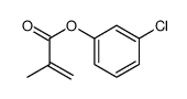 (3-chlorophenyl) 2-methylprop-2-enoate Structure