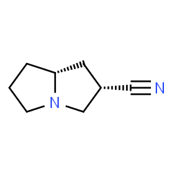 1H-Pyrrolizine-2-carbonitrile,hexahydro-,(2S-trans)-(9CI) structure