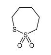 dithiepane 1,1-dioxide Structure