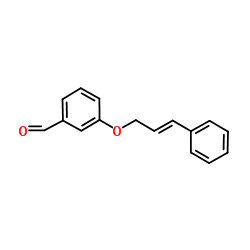 3-{[(2E)-3-PHENYLPROP-2-ENYL]OXY}BENZALDEHYDE structure