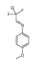 2-chloro-2,2-difluoro-N-(4-methoxyphenyl)ethanimine结构式