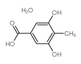 3 5-DIHYDROXY-4-METHYLBENZOIC ACID Structure