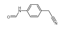 4-(N-formylamino) benzyl cyanide Structure