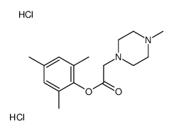 (2,4,6-trimethylphenyl) 2-(4-methylpiperazin-1-yl)acetate,dihydrochloride Structure