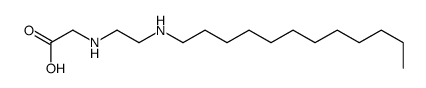 2-[2-(dodecylamino)ethylamino]acetic acid Structure