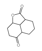 octahydro-2h-naphtho[1,8-bc]furan-2,6(2ah)-dione Structure