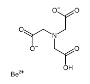 beryllium,2-[carboxylatomethyl(carboxymethyl)amino]acetate结构式