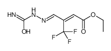 3-[[2-(Aminocarbonyl)hydrazinylidene]methyl]-4,4,4-trifluoro-2-butenoic Acid Ethyl Ester结构式