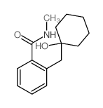 Benzamide,2-[(1-hydroxycyclohexyl)methyl]-N-methyl- Structure