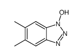 1H-Benzotriazole,1-hydroxy-5,6-dimethyl-结构式