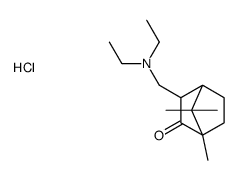 diethyl-[(4,7,7-trimethyl-3-oxo-2-bicyclo[2.2.1]heptanyl)methyl]azanium,chloride结构式