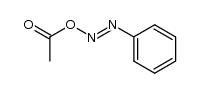 1-acetoxy-2-phenyldiazene Structure